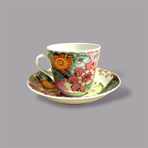 Mottahedeh Tobacco Leaf Cup& Saucer MINT